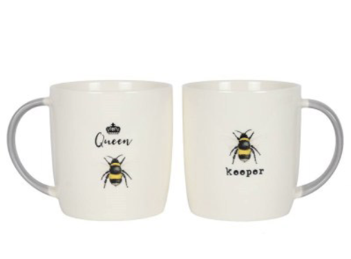 Queen Bee and Keeper Mugs £15.00